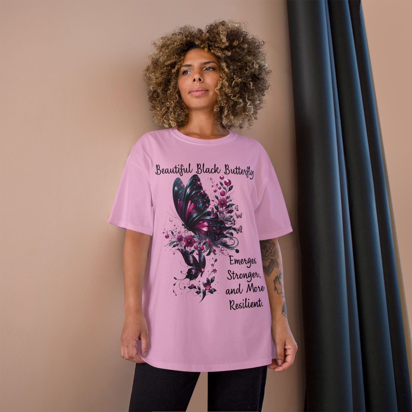 Inspirational Butterfly T-Shirt | Emerge Stronger & More Resilient