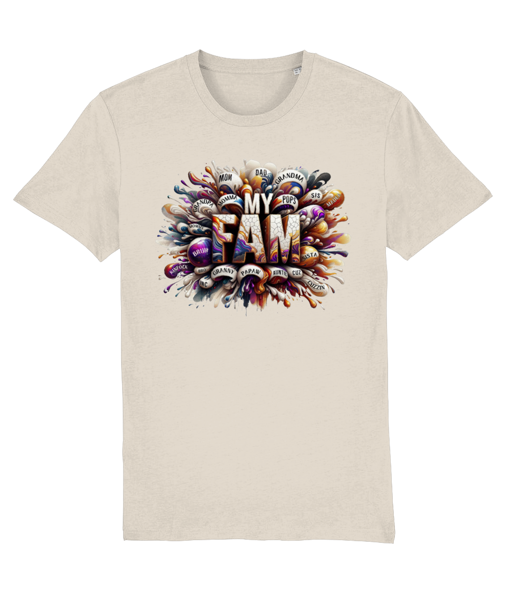 Organic Cotton Unisex T-Shirt - My Fam
