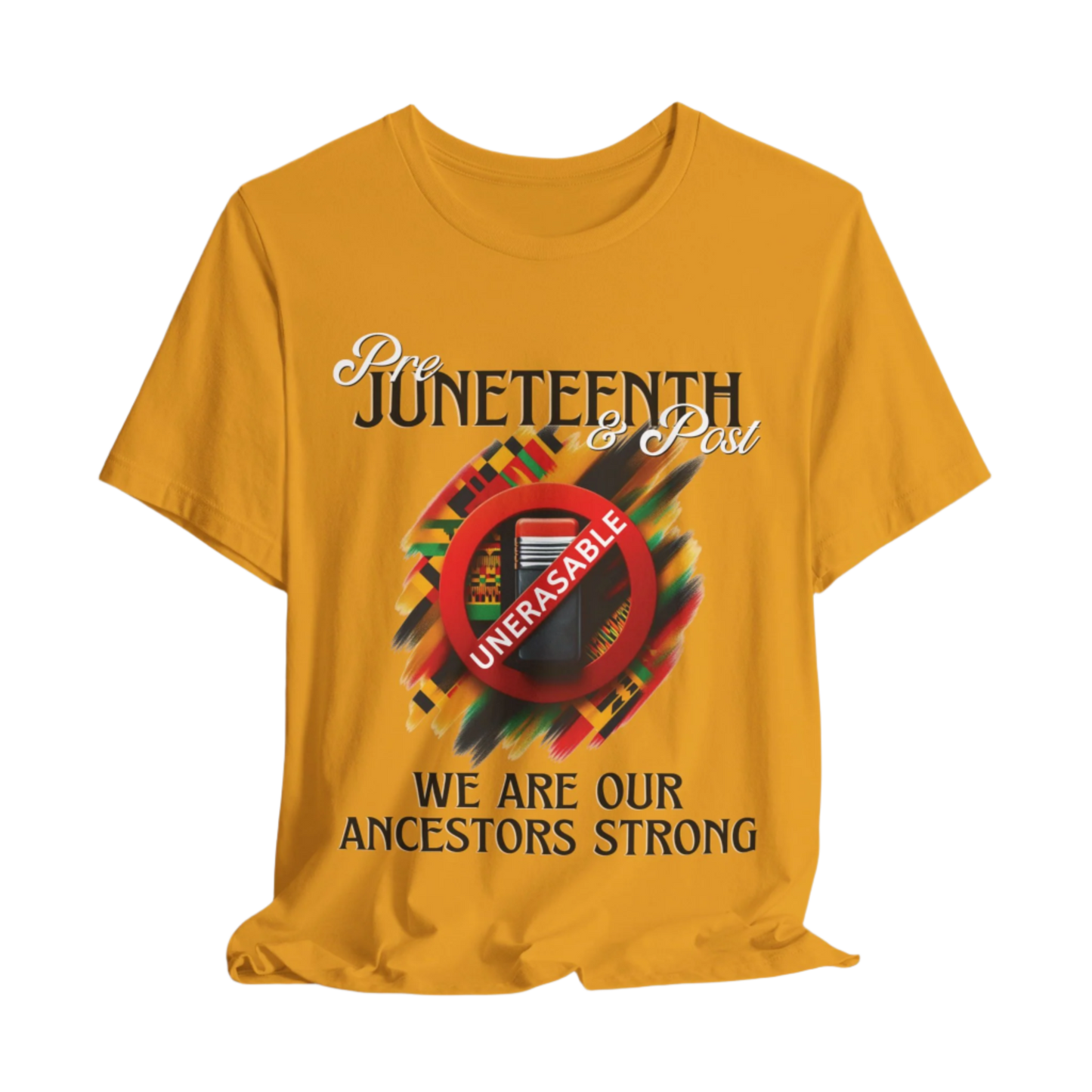 Juneteenth Unisex Jersey Tee - Celebrate Freedom & Heritage - Unerasable