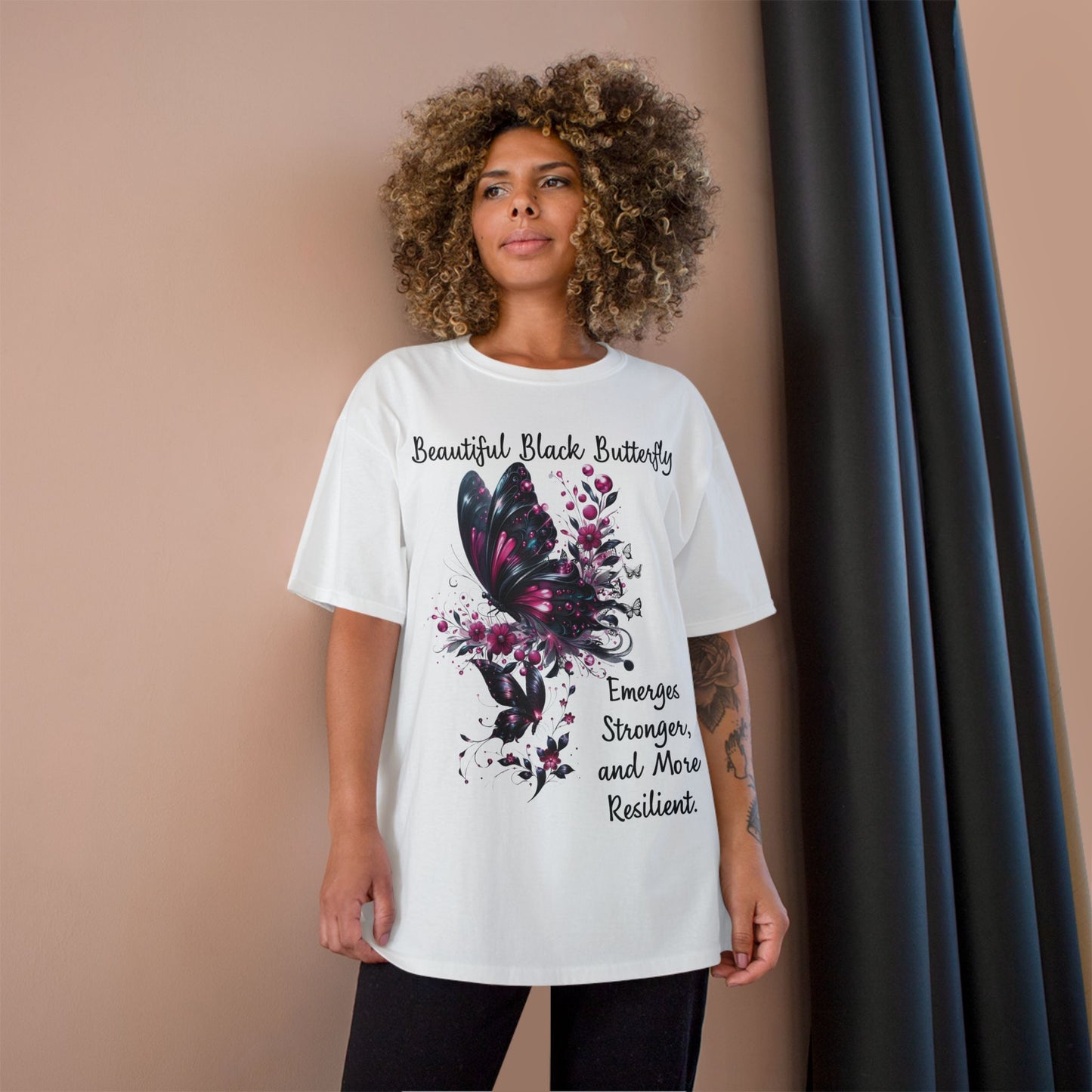Inspirational Butterfly T-Shirt | Emerge Stronger & More Resilient