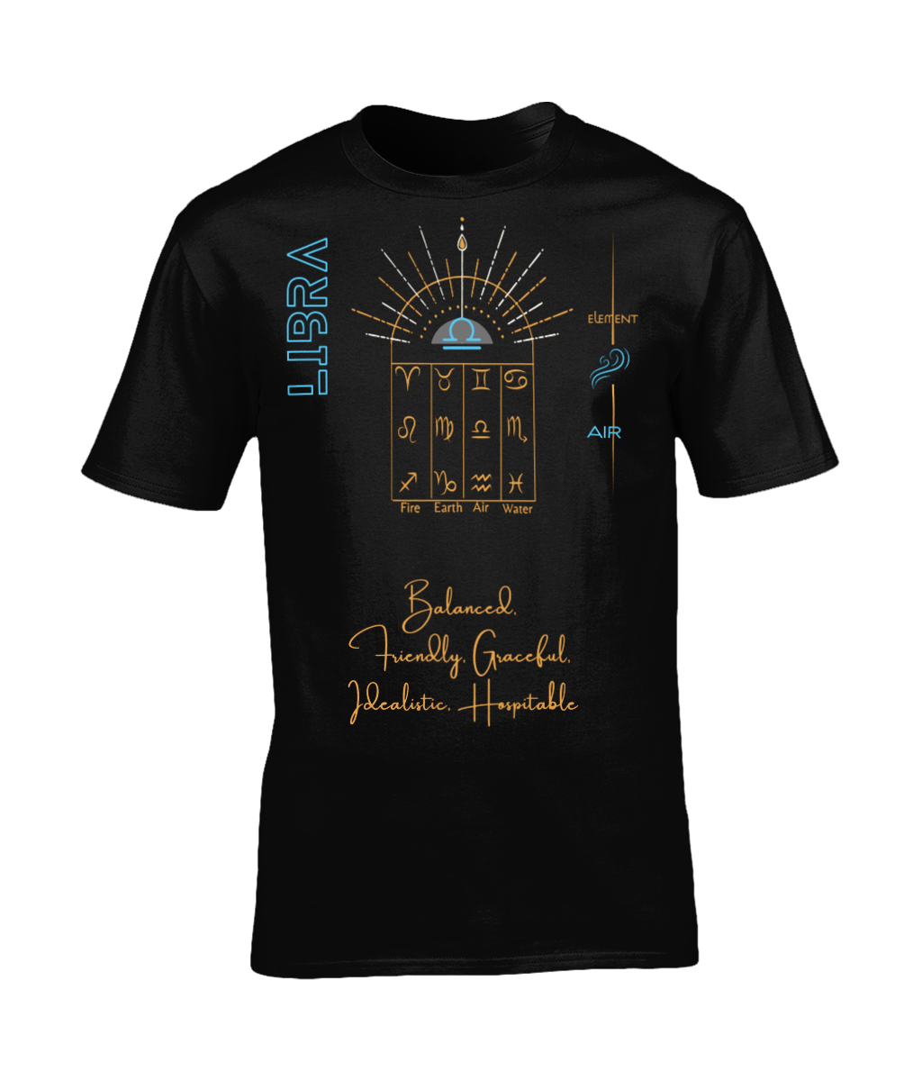 Organic Cotton Unisex T-Shirt - Libra