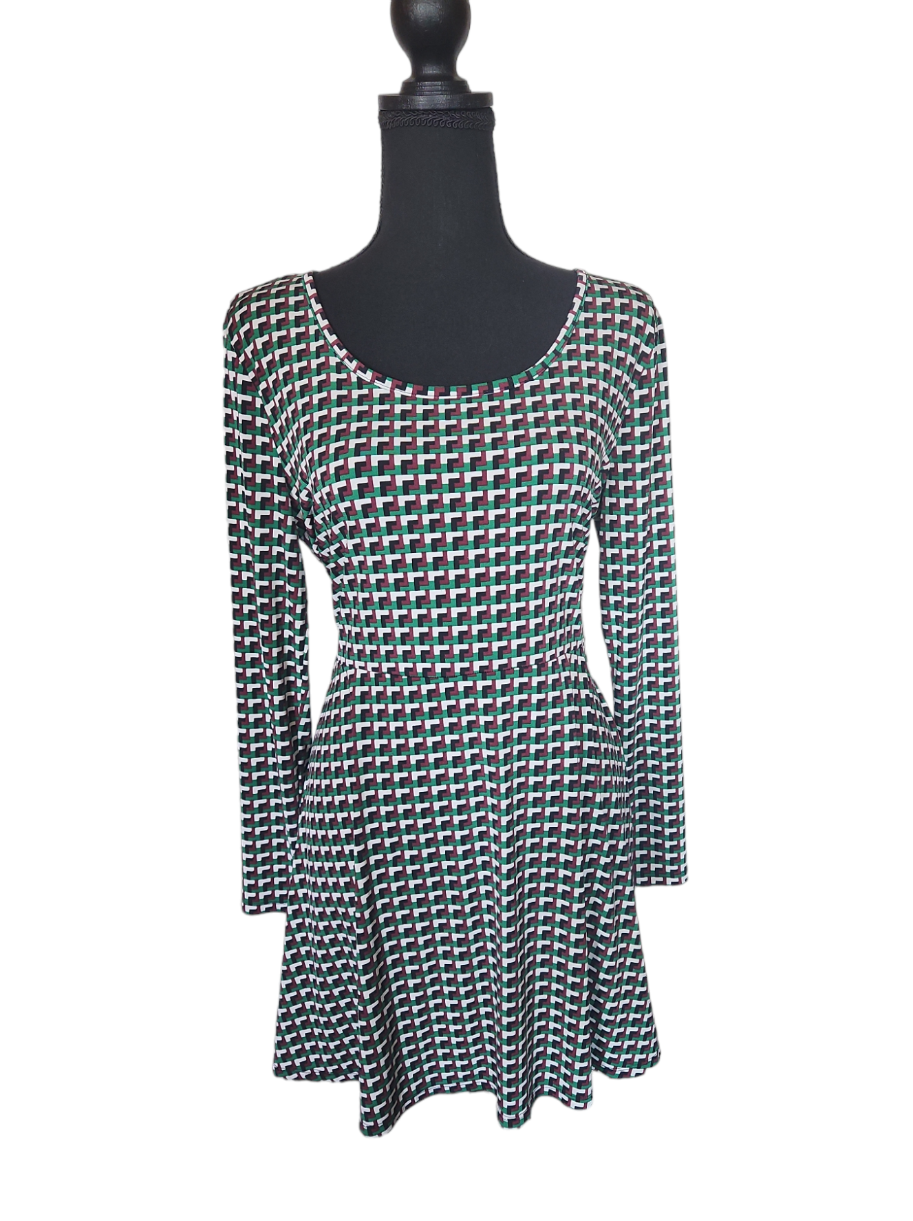 Michael Kors - Patterned Flare Dress