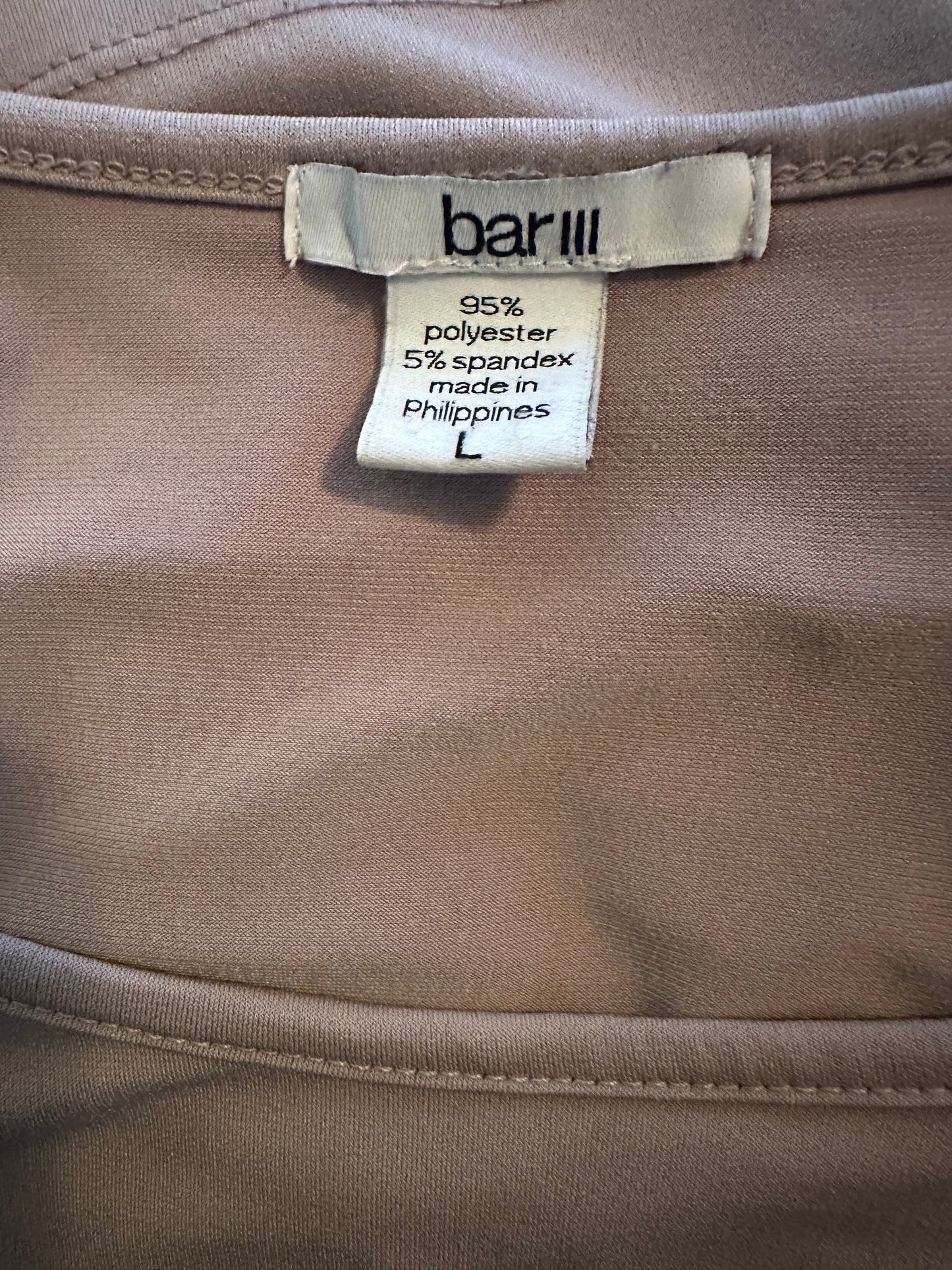 Bar III - Tan Wrapped Dress