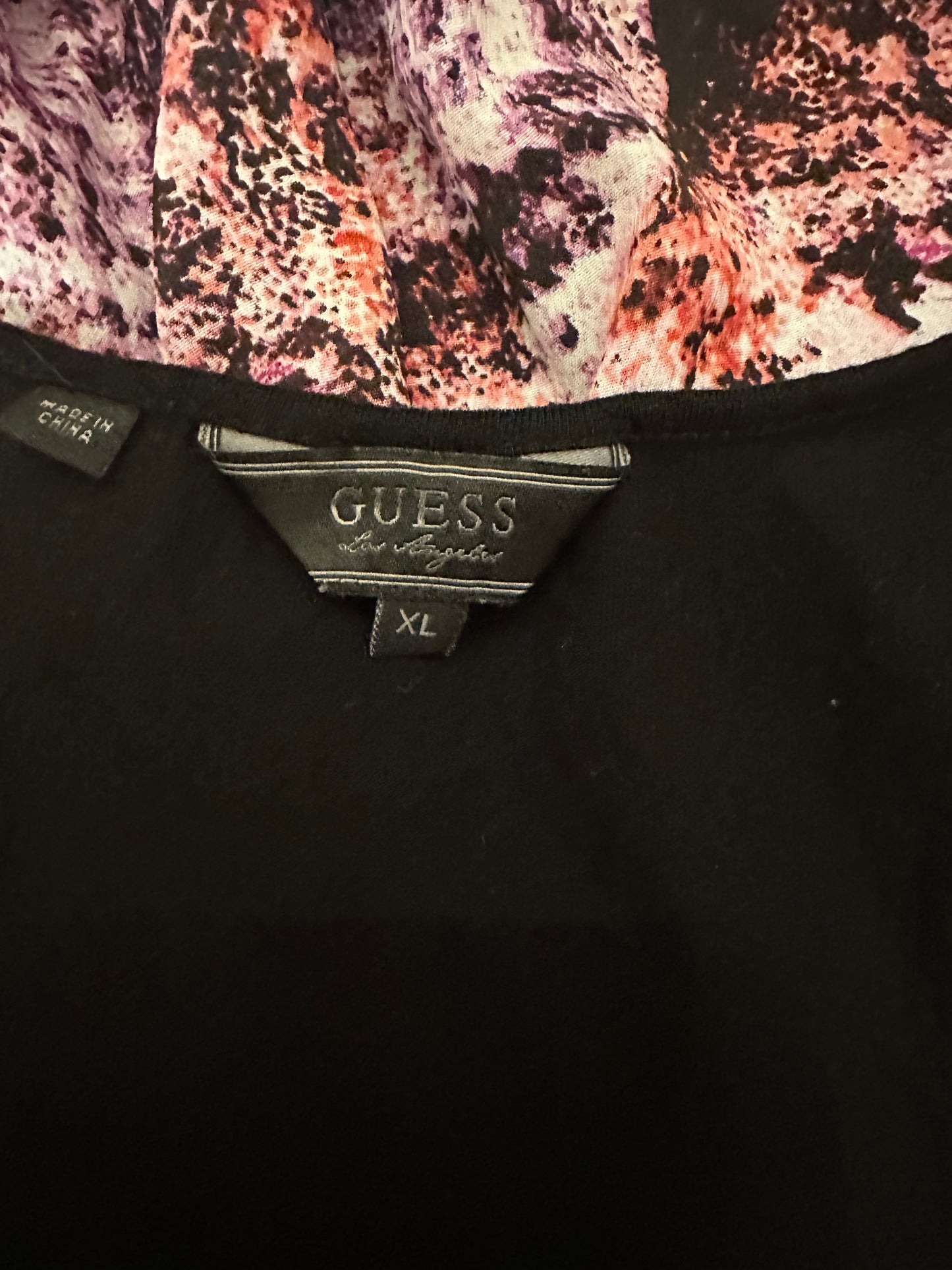 Guess - Pink Purple Blouson Dress