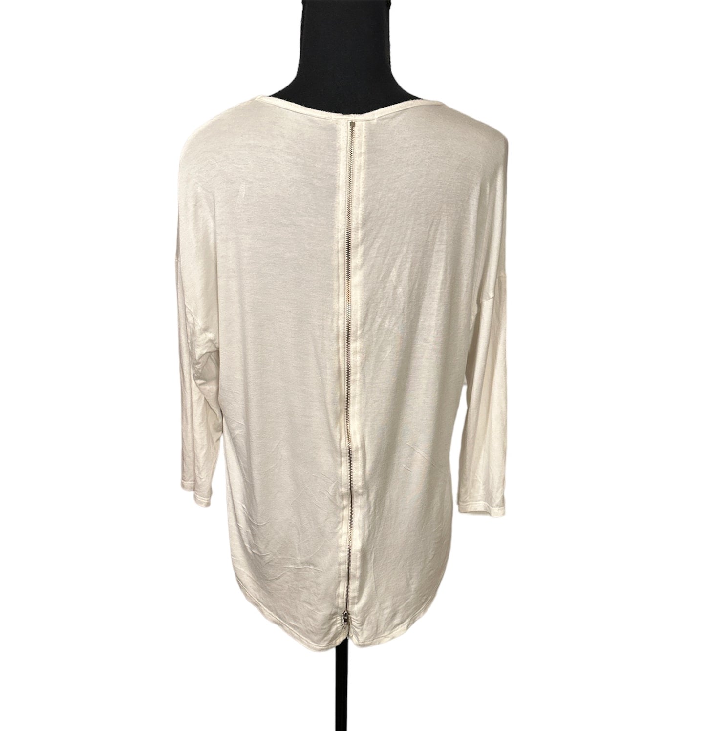 Bar III - Zipper Back Shirt