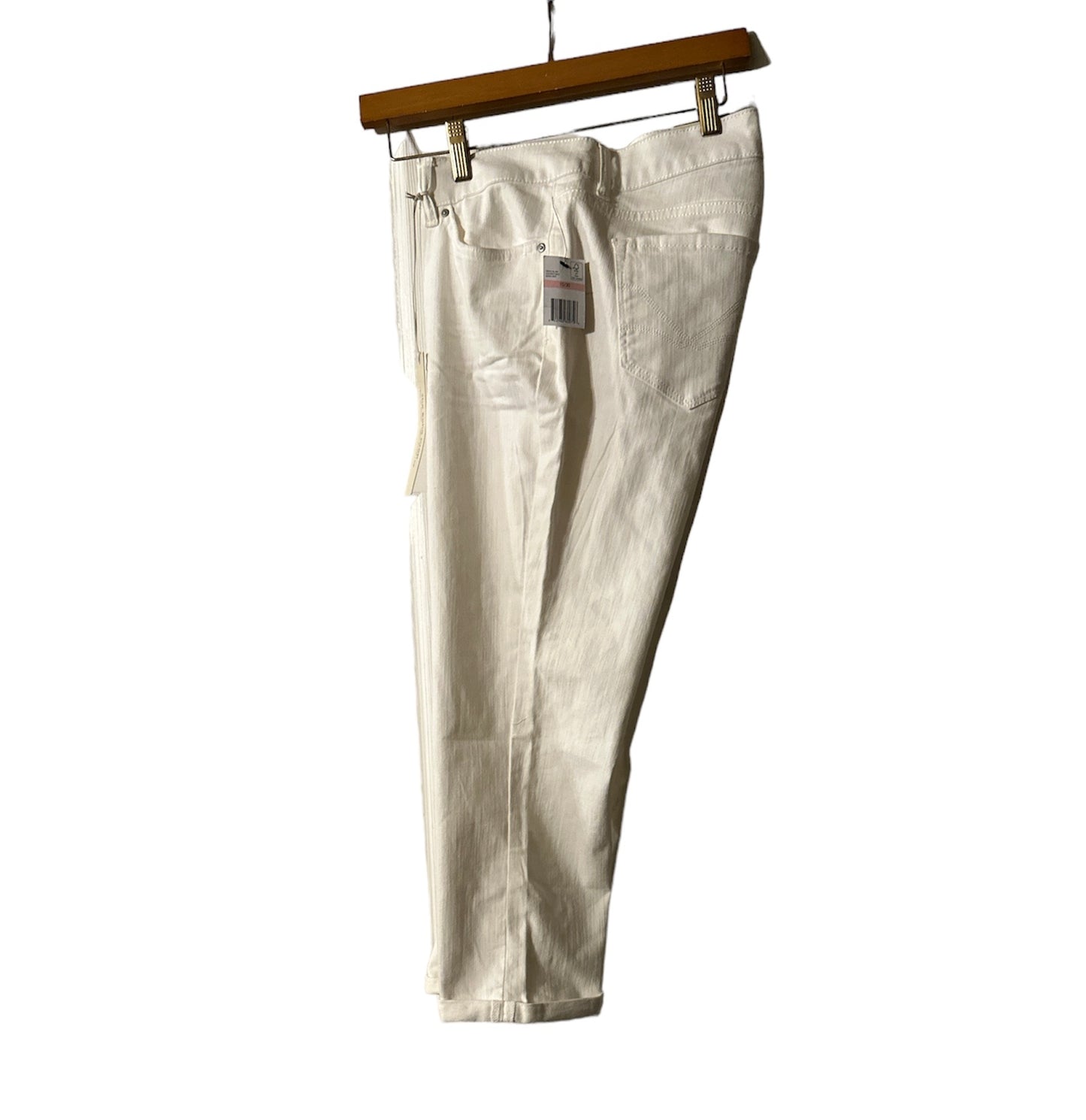 Vintage America Blues - Ivory Boho Crop Pants