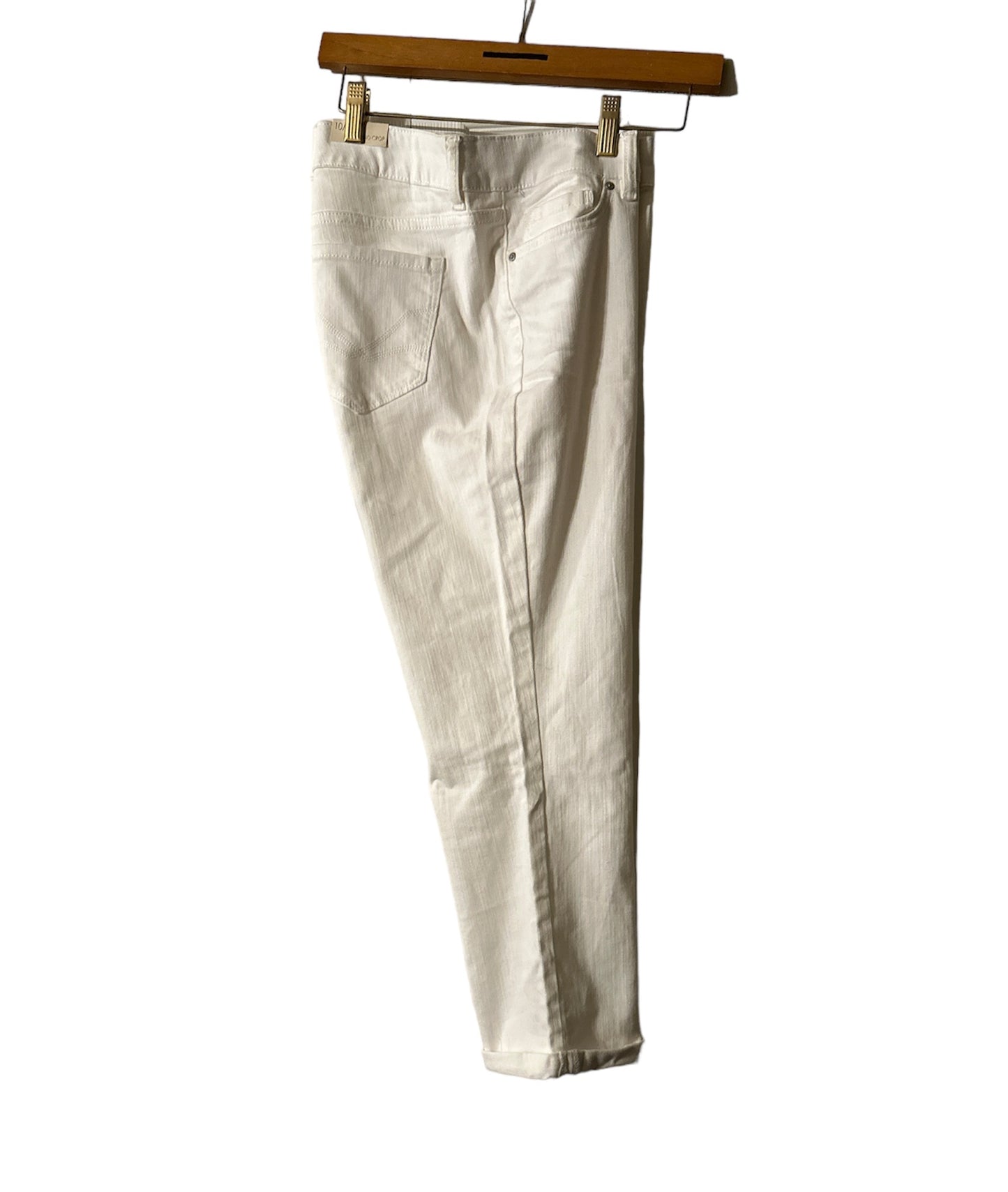 Vintage America Blues - Ivory Boho Crop Pants