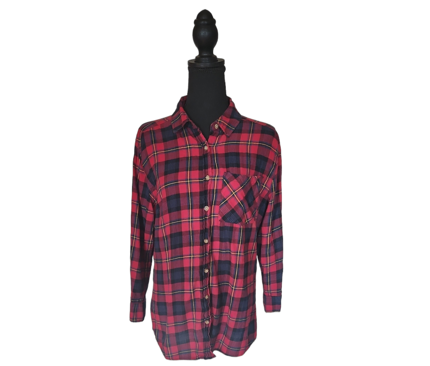 Ali & Kris - Blue and Red Plaid Shirt