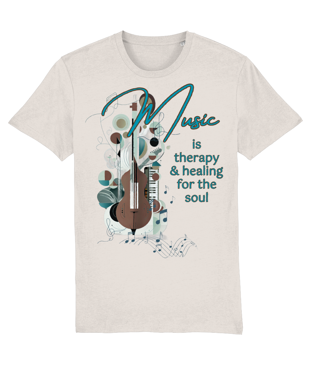 Organic Cotton Unisex T-Shirt - Music Therapy