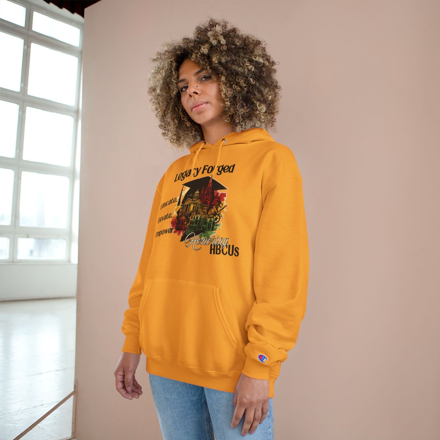 Empowerment Hoodie | Legacy Forged HBCU Champion Sweatshirt | Celebrate Education and Culture