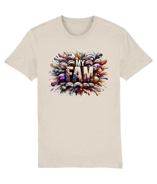 Organic Cotton Unisex T-Shirt - My Fam