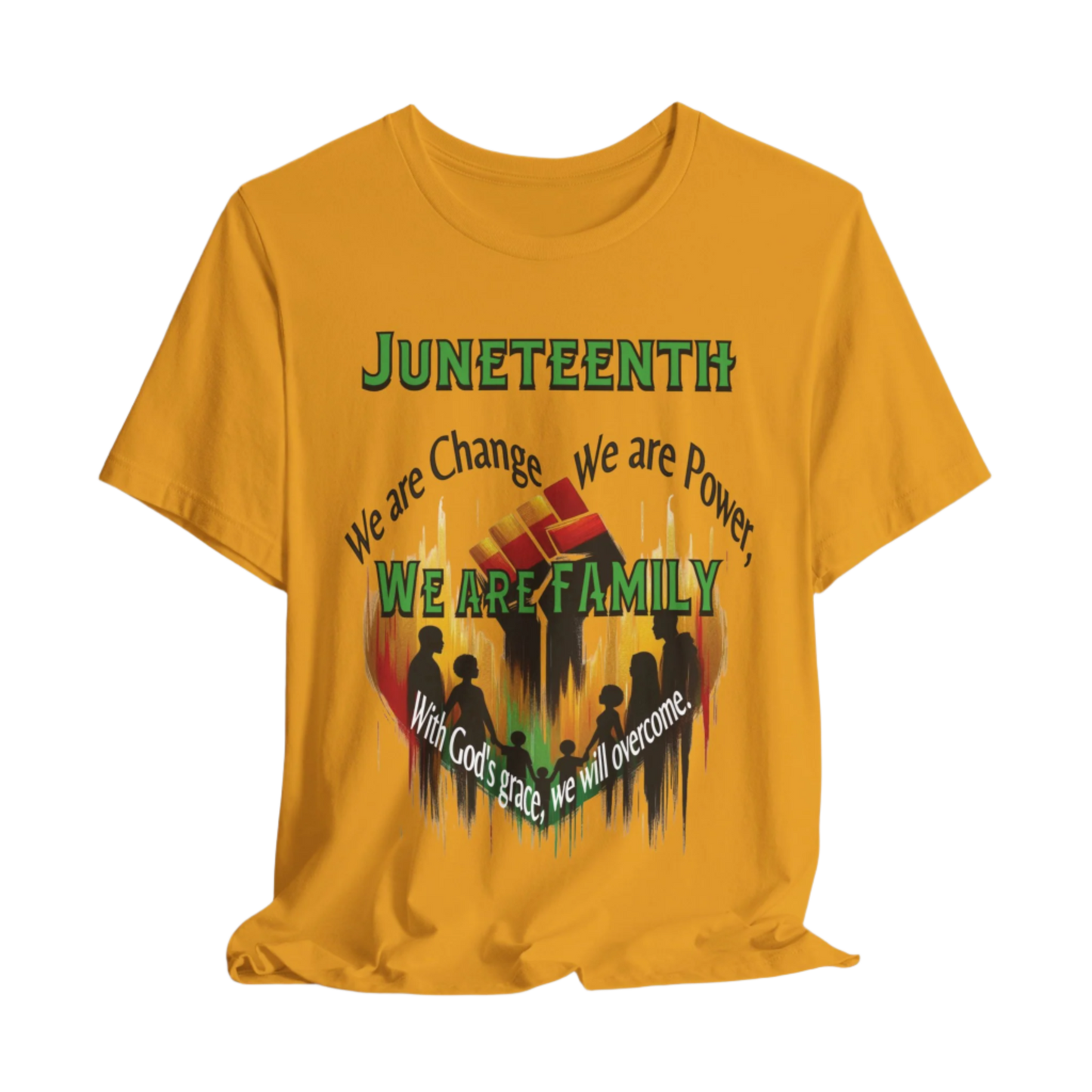 Juneteenth Unisex Jersey Short Sleeve - We Are Family T-Shirt