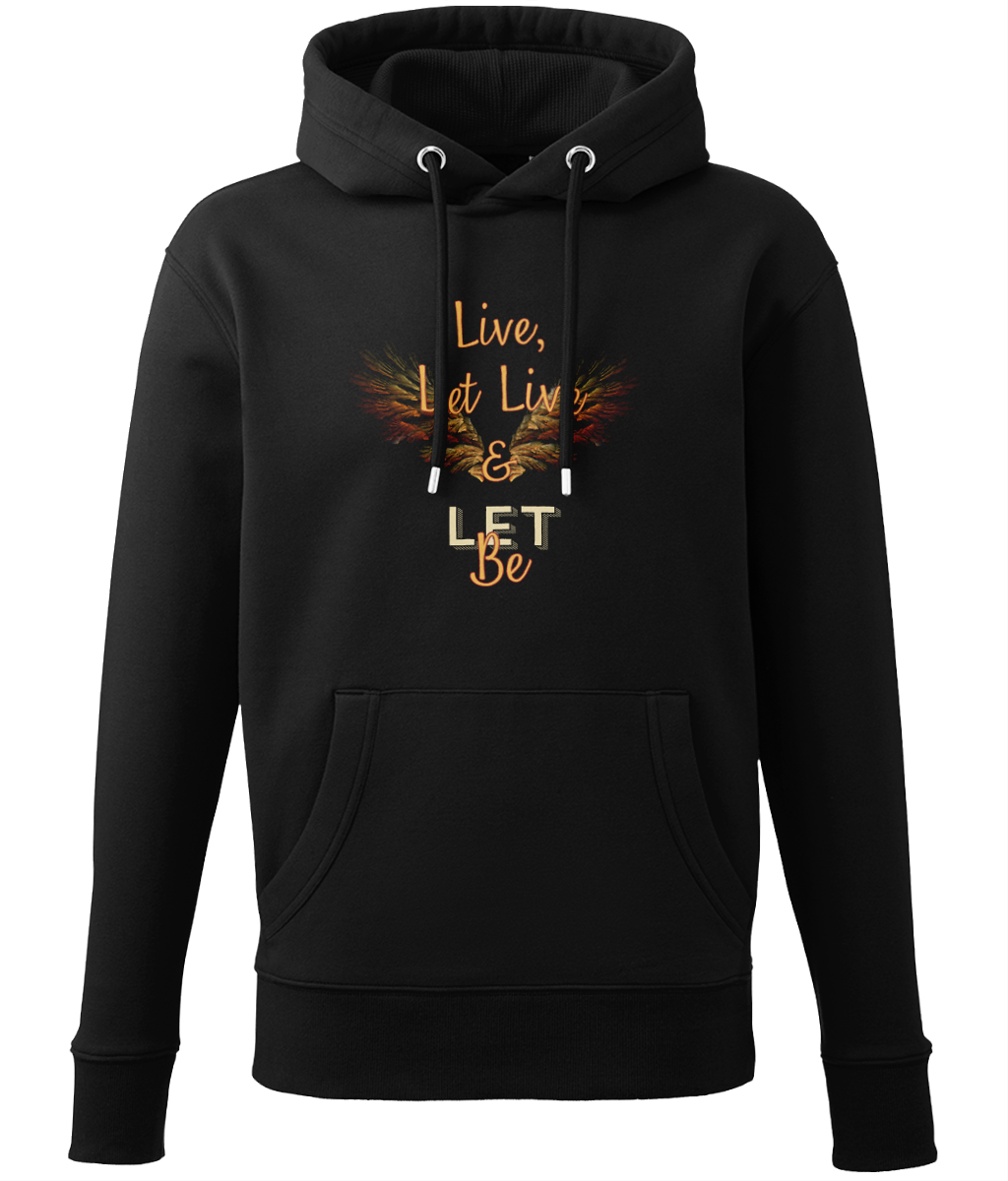 Eco-Friendly Hoodie - Live, Let Live & Let Be