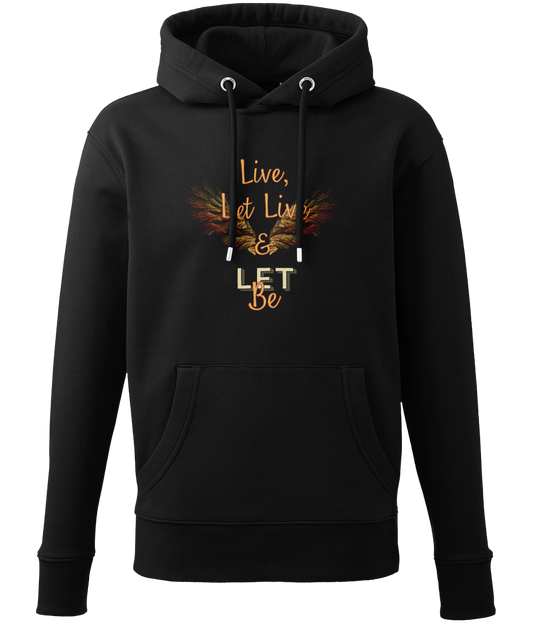 Eco-Friendly Hoodie - Live, Let Live & Let Be