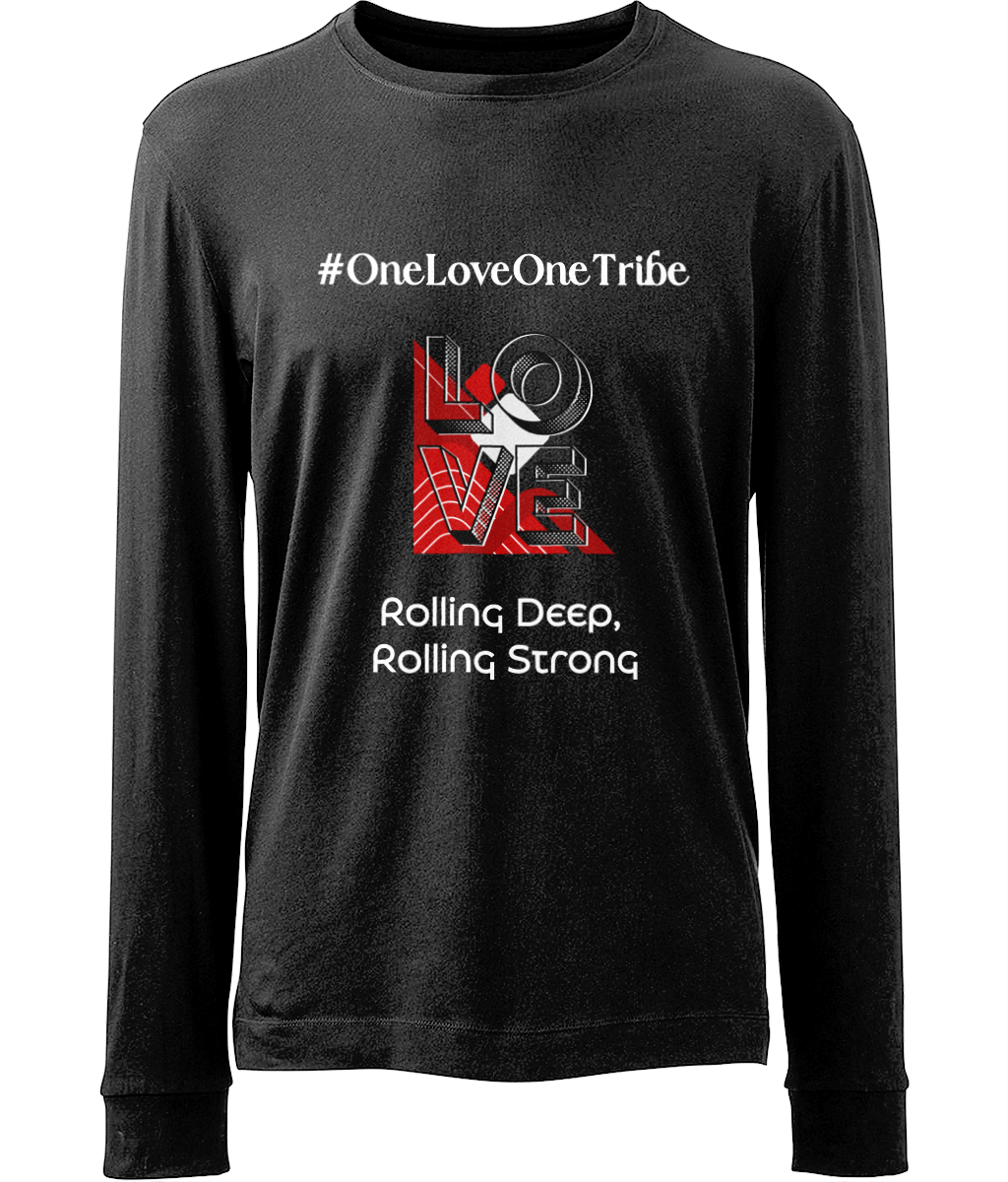 Eco-Friendly Unisex Long Sleeve T-Shirt - #OneLoveOneTribe