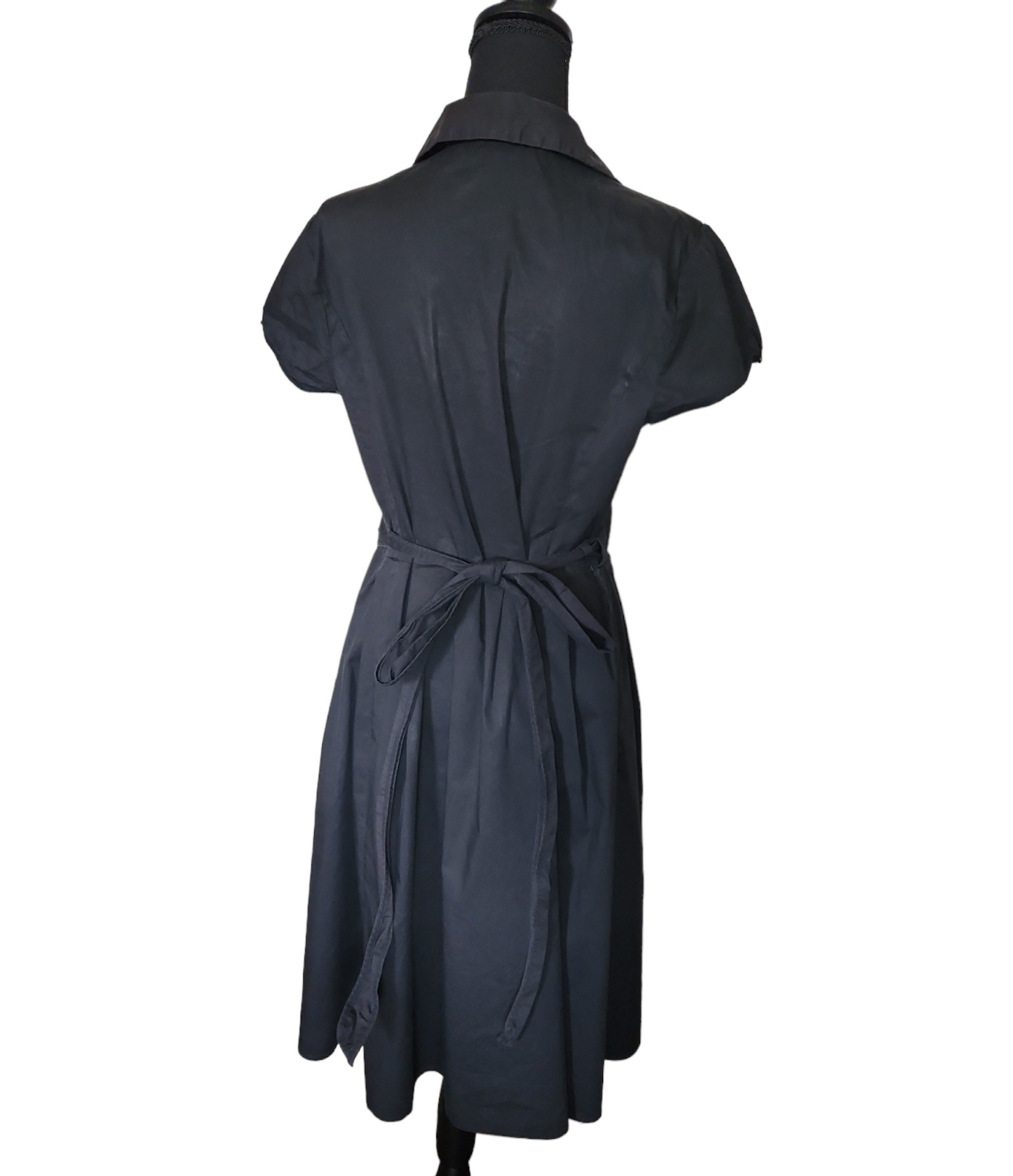 Alfani - Black Wrapped Top Shirt Dress