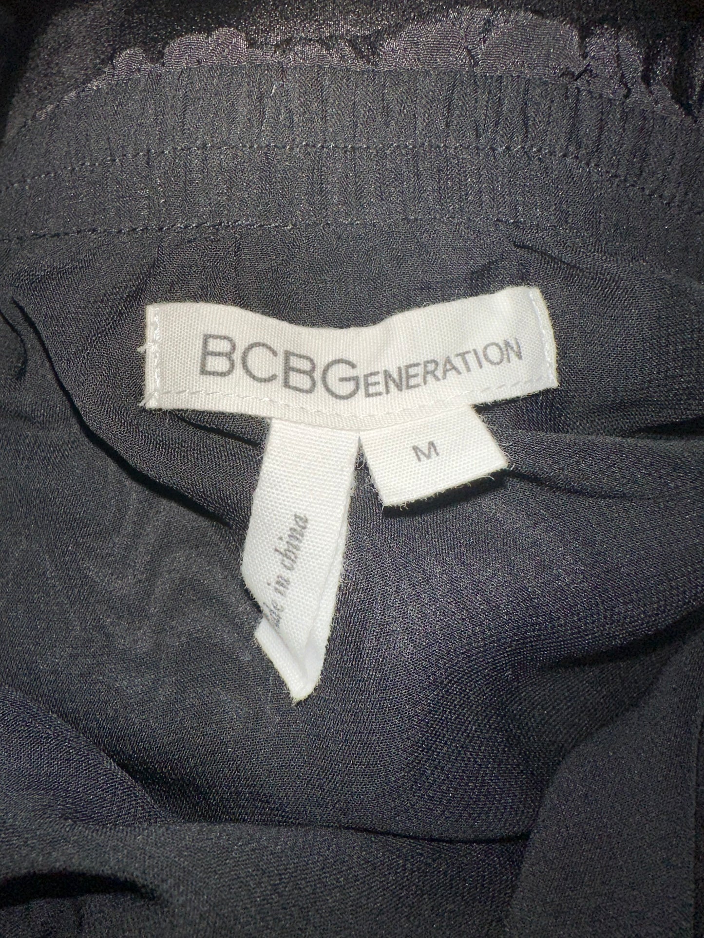 BCBGeneration - Asymmetrical Black Cocktail Dress