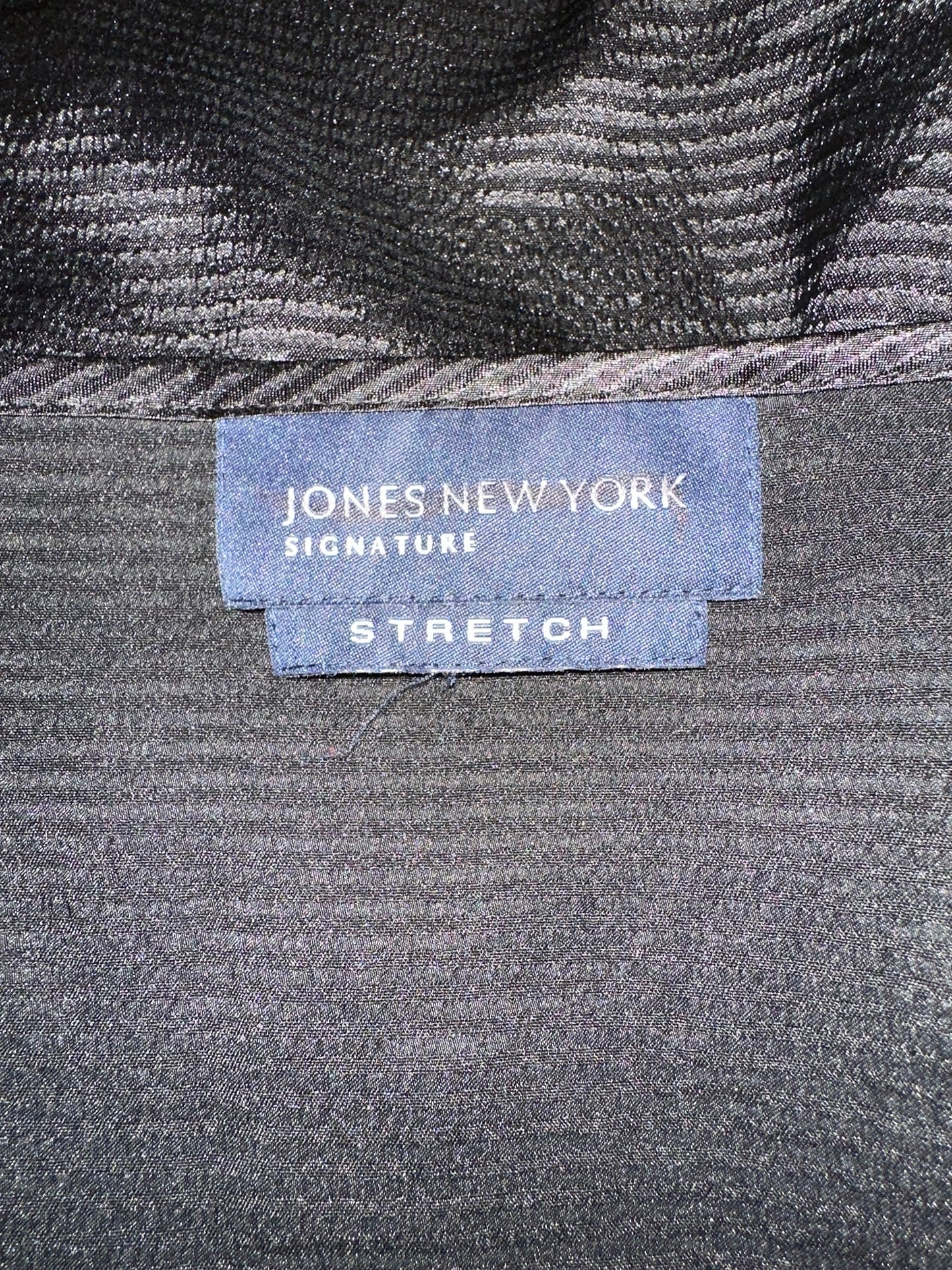 Jones New York Signature - Black Smock Shirt