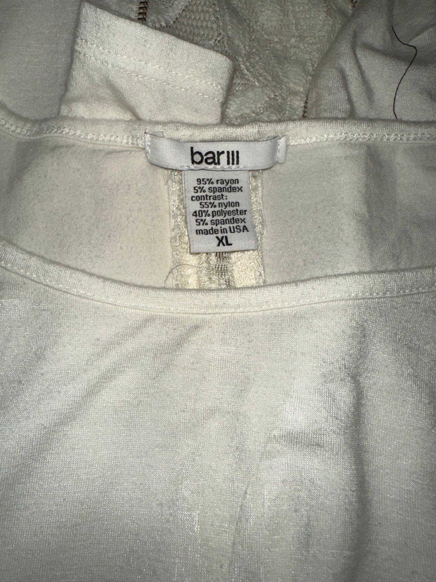 Bar III - Zipper Back Shirt