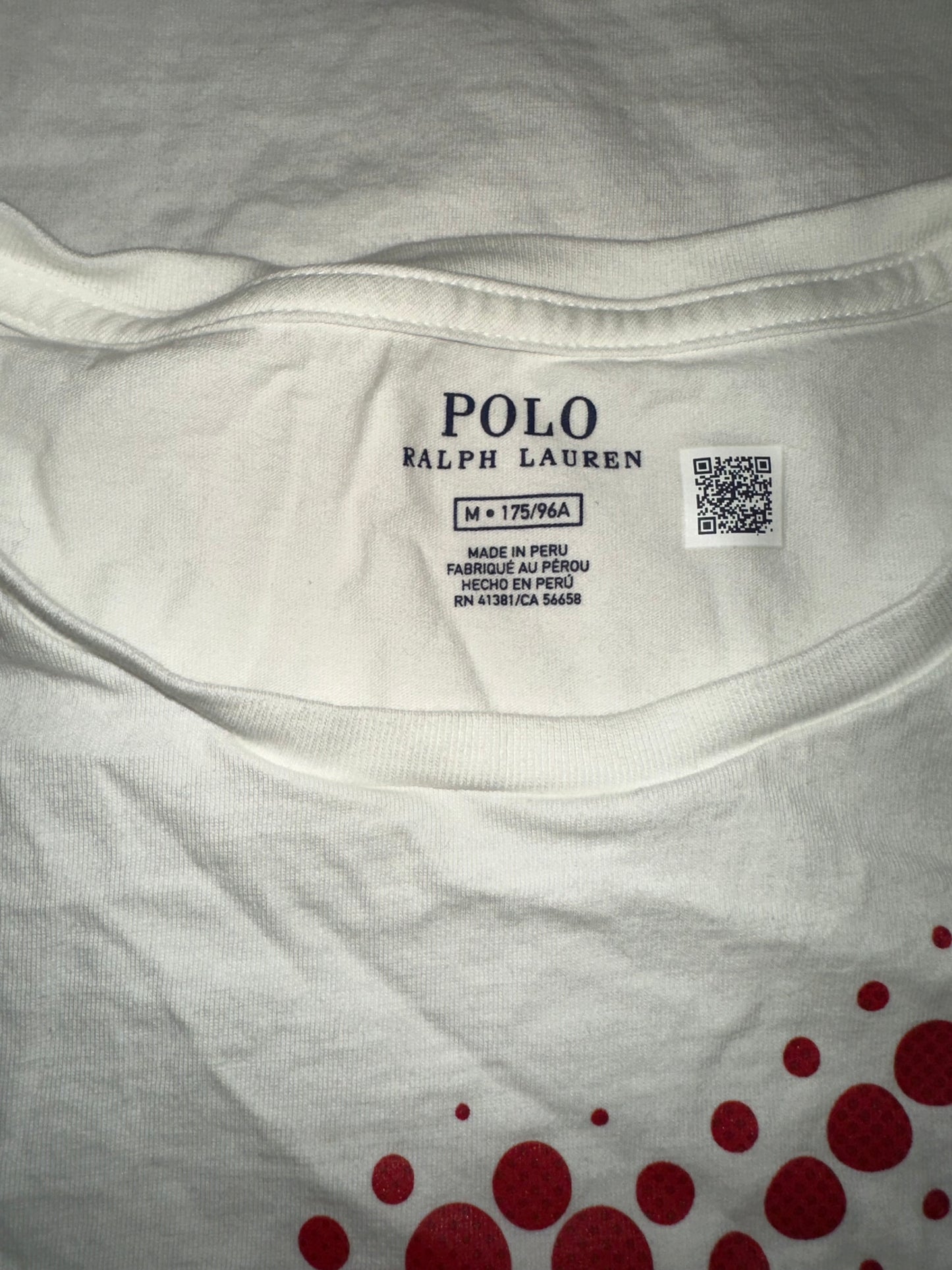(NWOT) Polo Ralph Lauren - White Red T-shirt