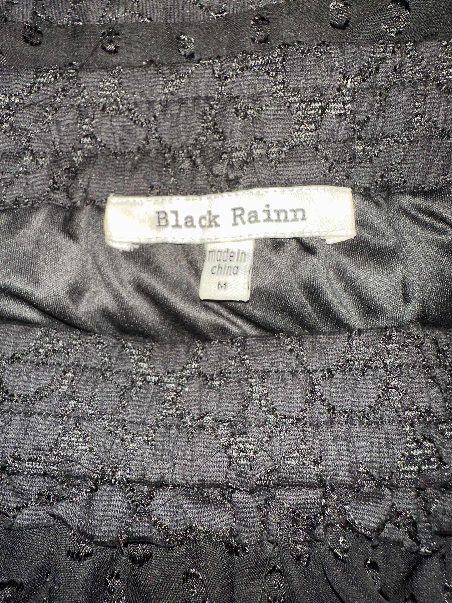 Black Rain - Black Gathered Skirt