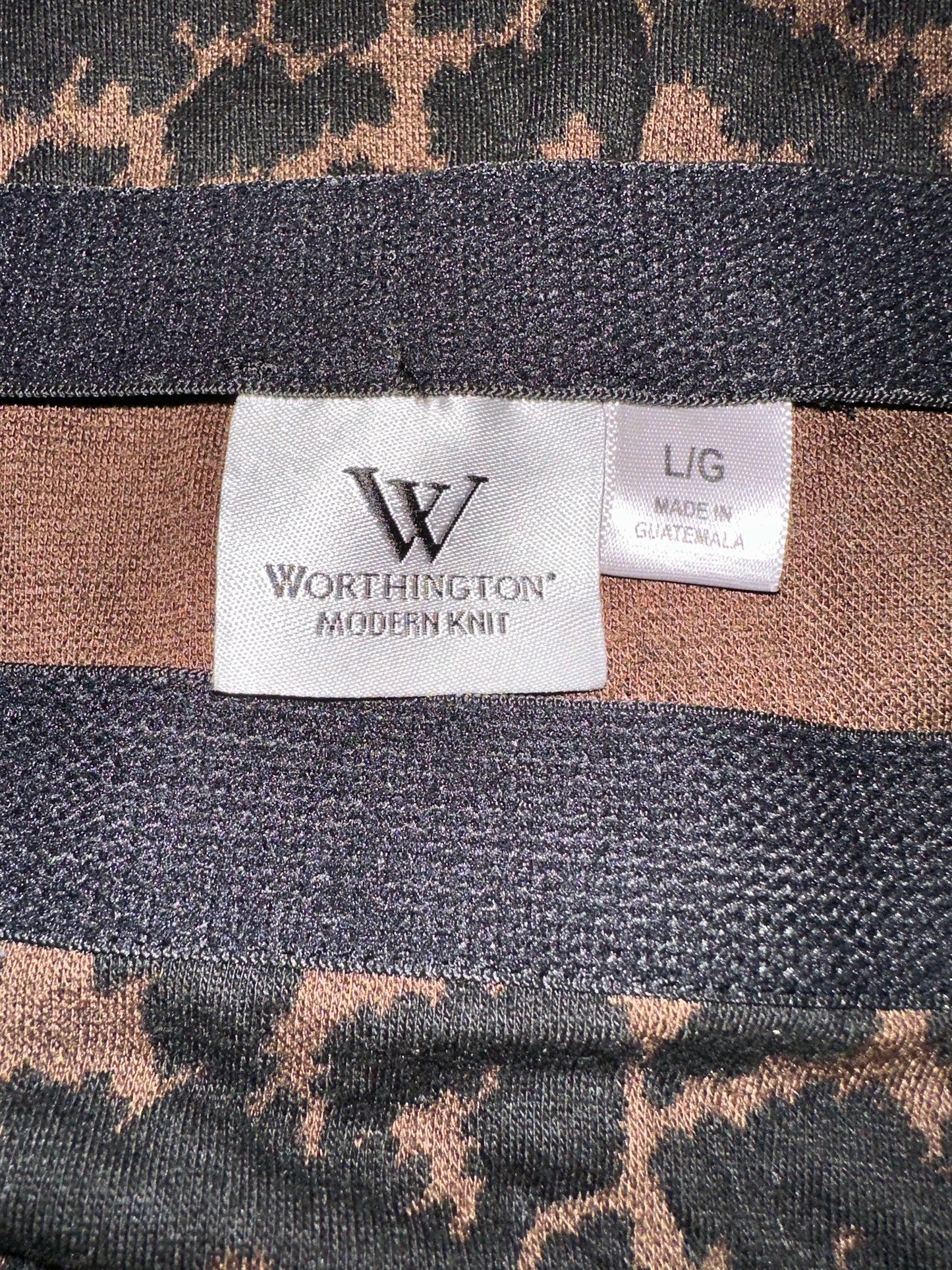 Worthington Modern Knit - Leopard Skirt