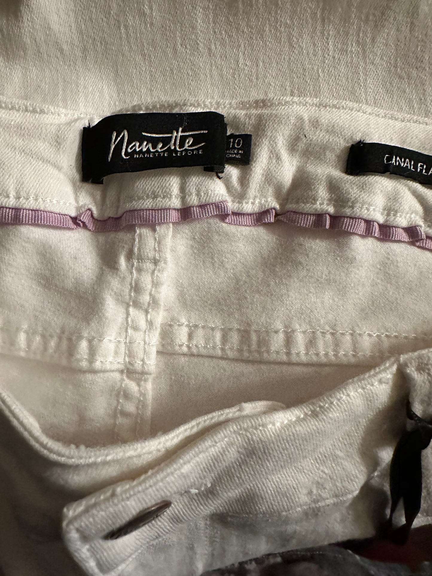 (NWT) Nanette Nanette Lepore - Ivory Pants