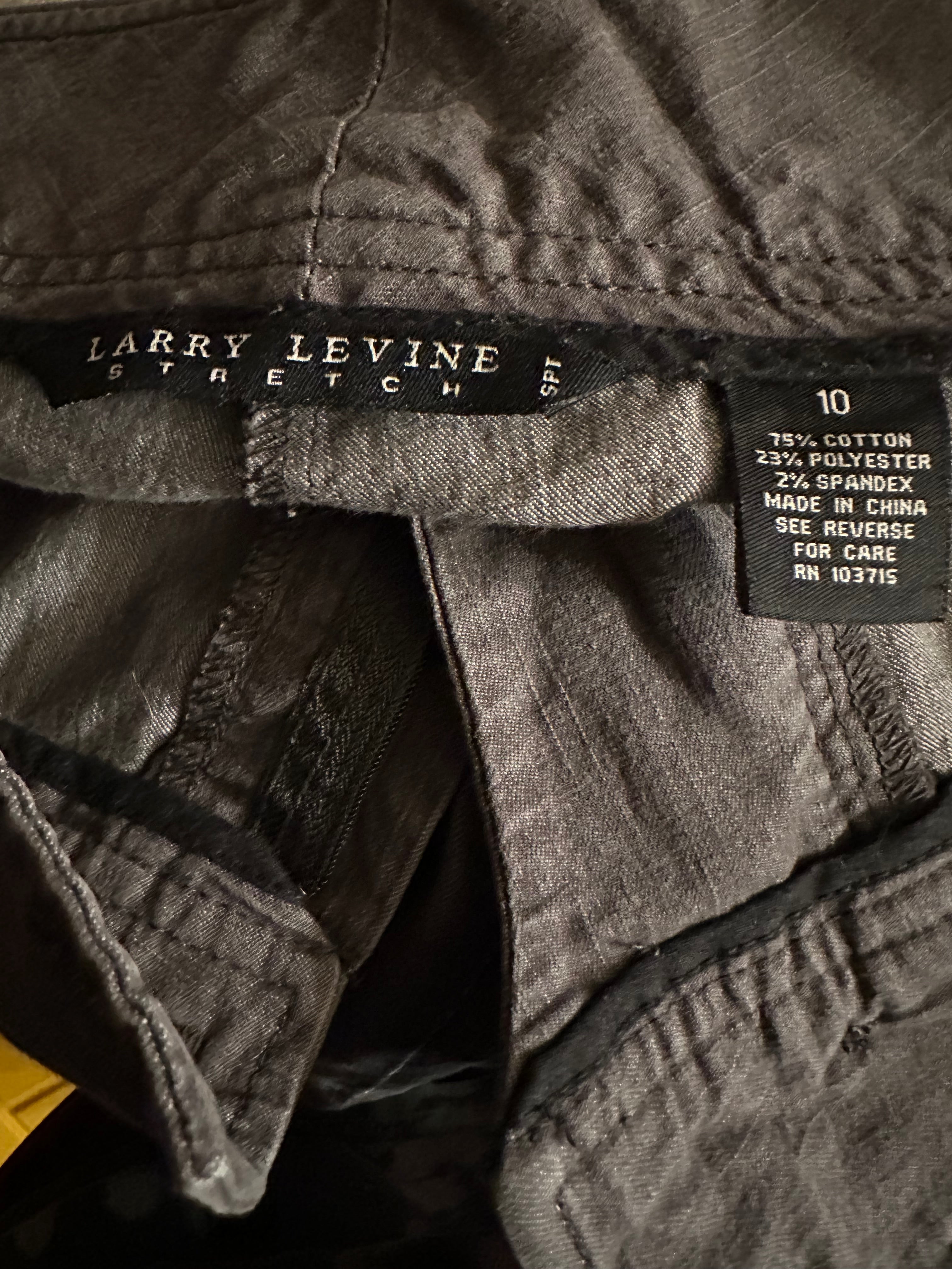 Larry Levine Gray Pants Mesij Store