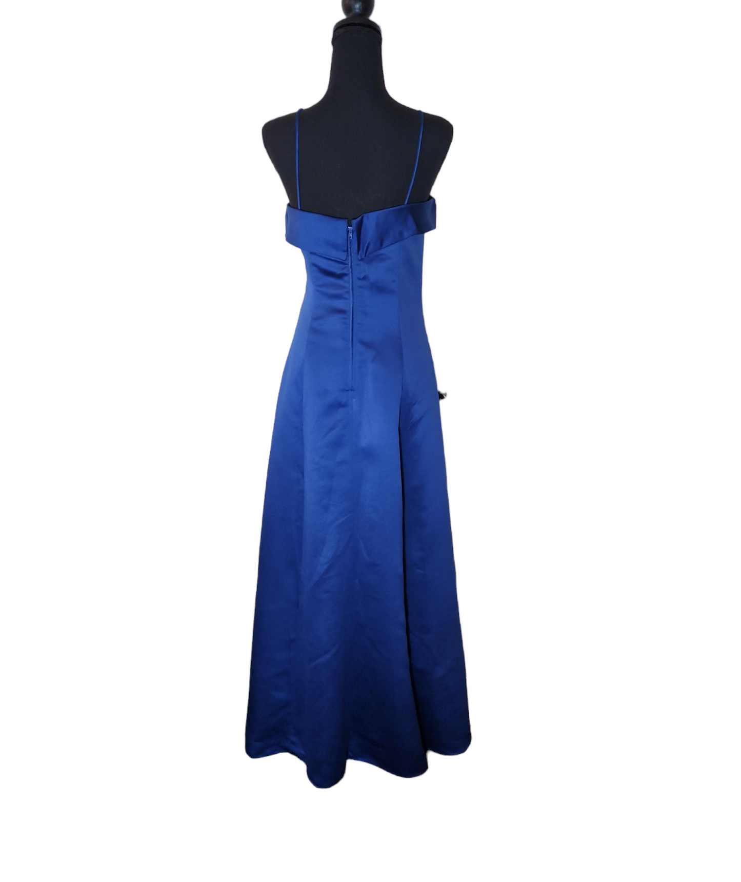 Night Way Collections - Royal Blue Flare Dress w/ Scarf
