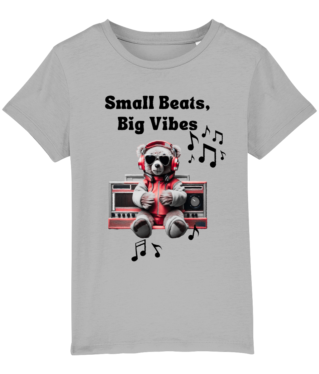 Organic Cotton Kids T-Shirt - Small Beats,Big Vibes