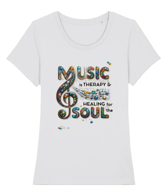 Organic Cotton Unisex T-Shirt - Music Therapy