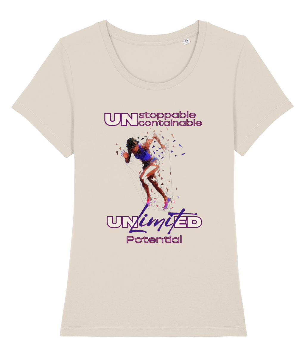 Organic Cotton Women's Fitted T-Shirt - Unlimited Potential Youth